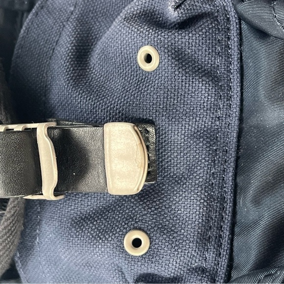 SACAI x Yoshida PORTER NAVY BLUE Mini Tote Bag w/ Crossbody Strap Japan - Picture 9 of 15